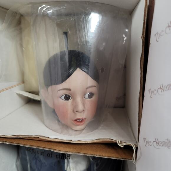 1993 Alfalfa The Little Rascals Porcelain Doll The Hamilton Collection - Picture 2 of 6